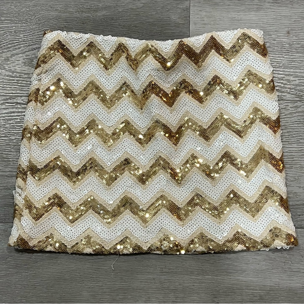 Windsor Chevron Sequin Mini Skirt!!!